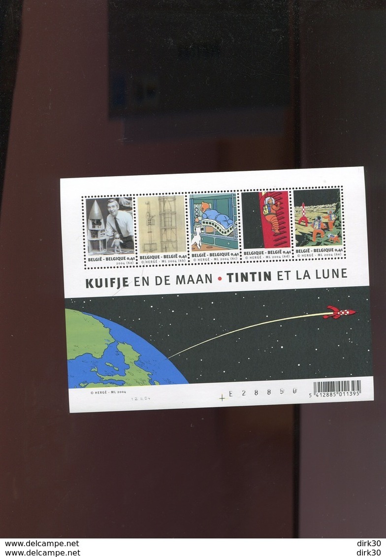 Belgie 2004 BL109 TINTIN And The Moon Rocket 3249 MNH - 1961-2001