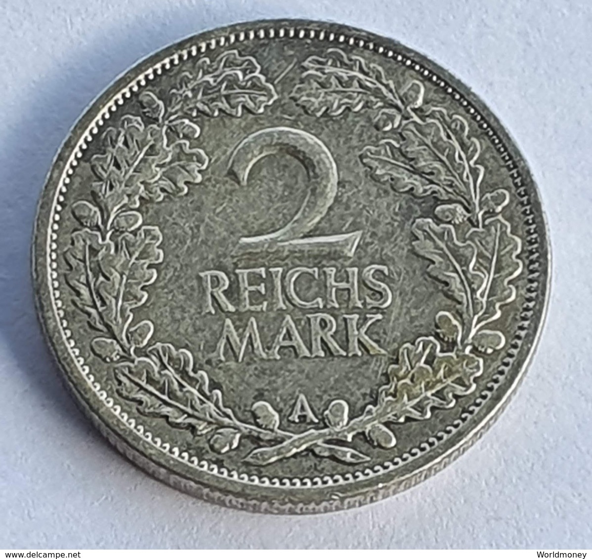 German Empire 2 Reichsmark 1927 (A) - 2 Reichsmark