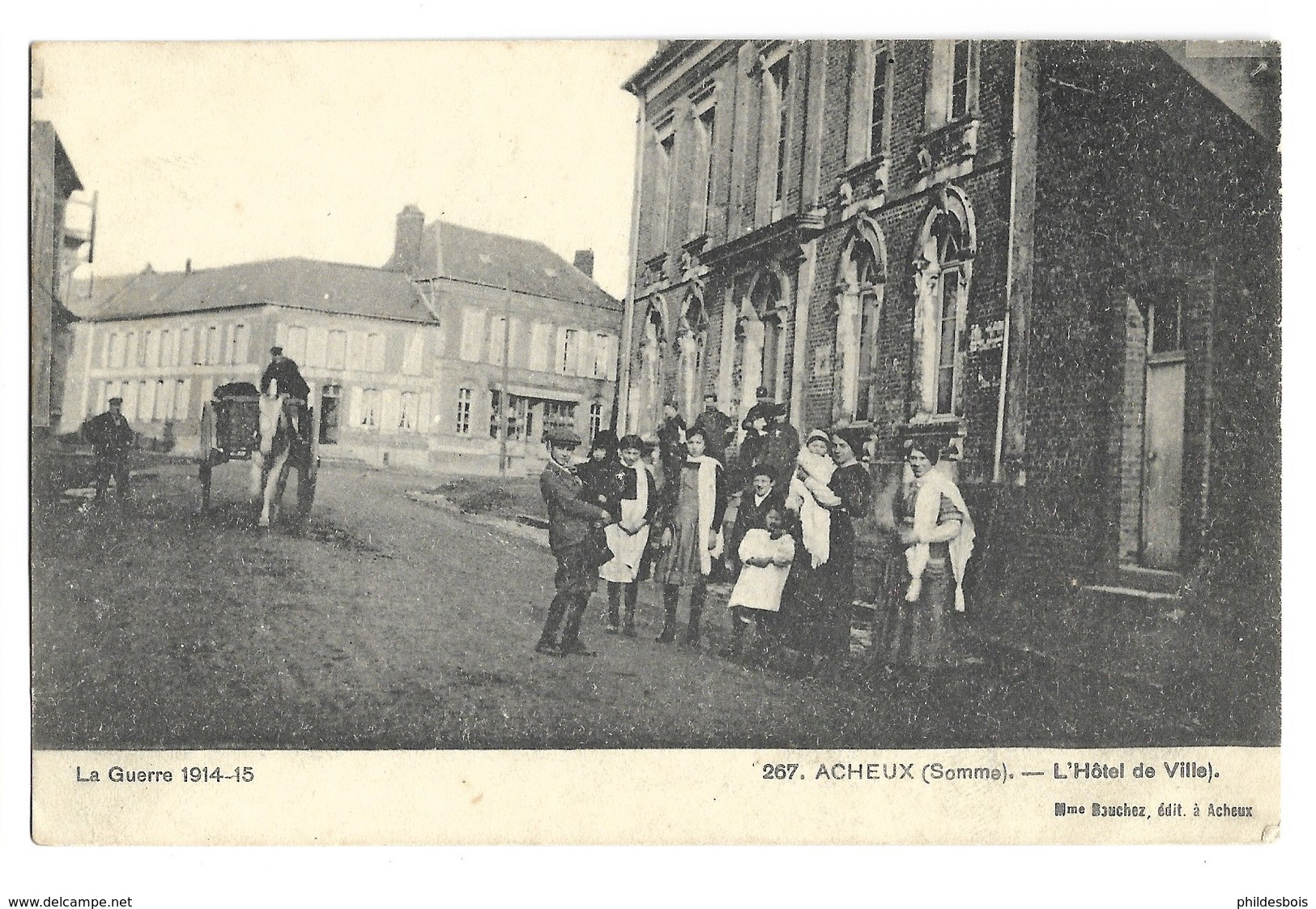 SOMME   ACHEUX  Hotel De Ville - Acheux En Amienois