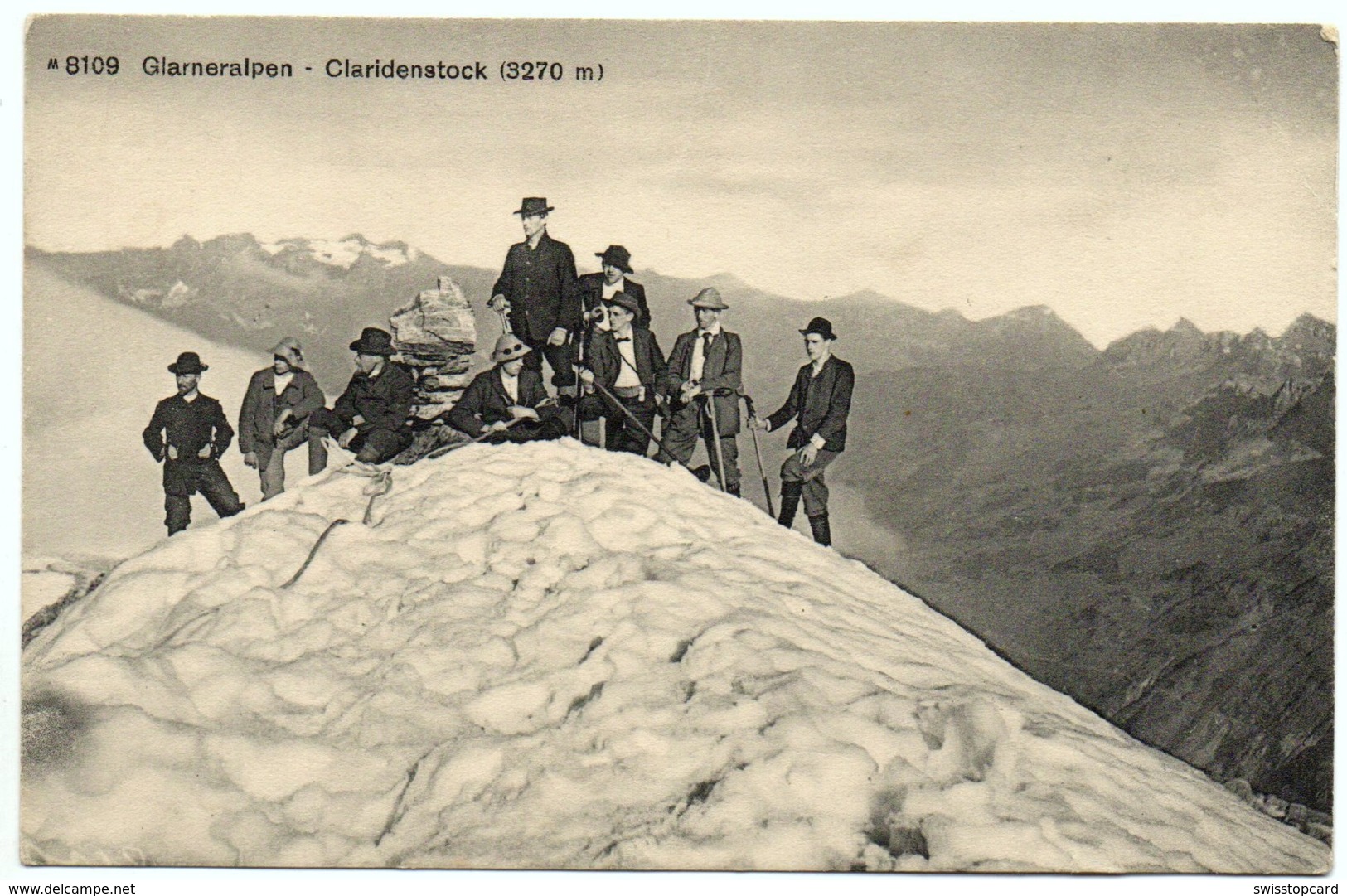 Unterschächen Glarneralpen CLARIDENSTOCK Bergsteiger - Unterschächen