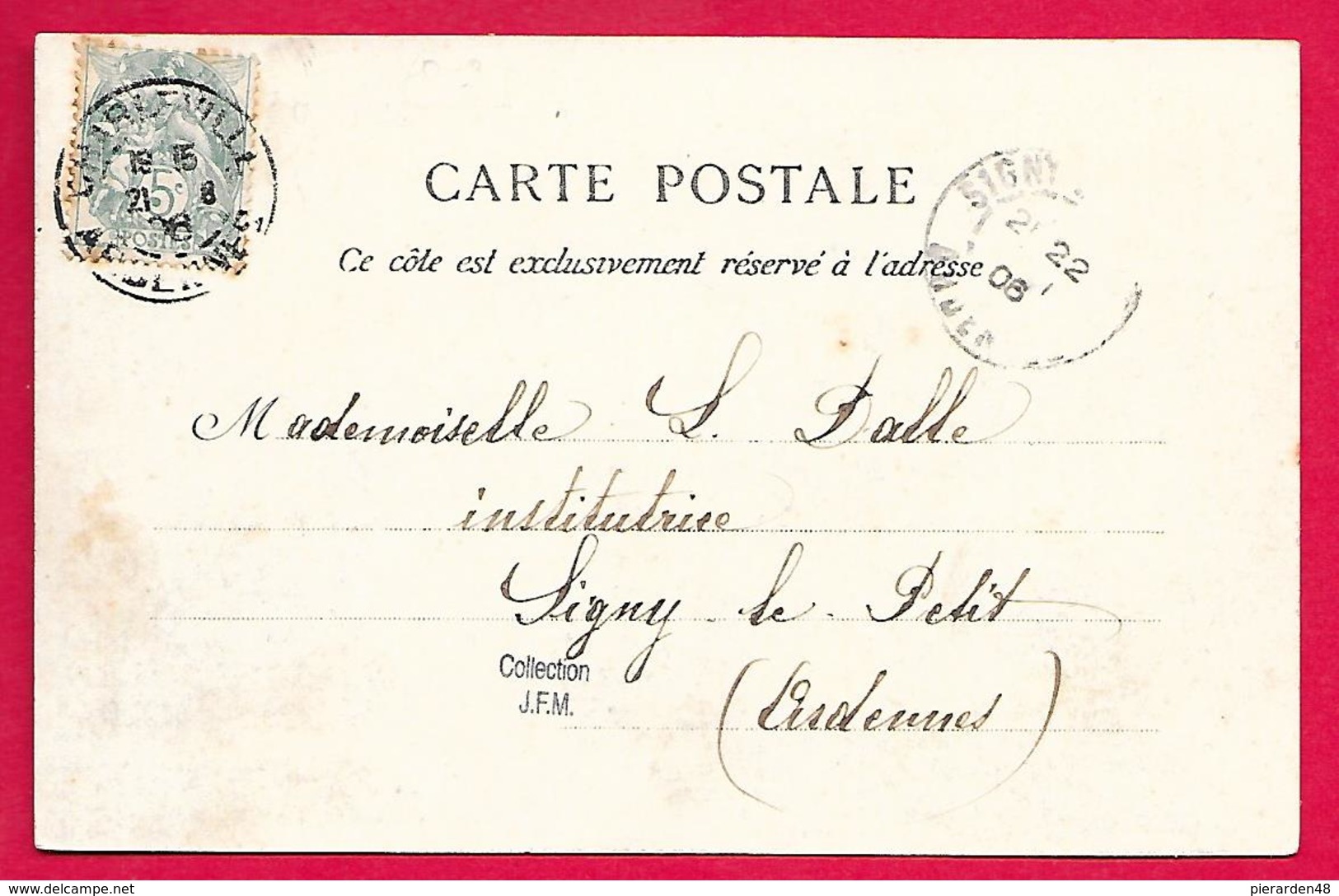 08-Charleville-Montcy-le Canal-cpa écrite 1905 - Charleville