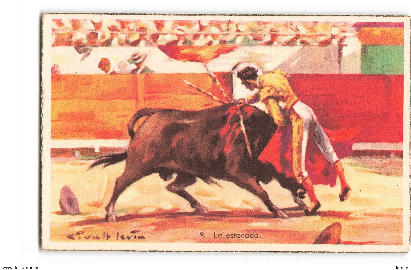 Corrida Tauromachie La Estocada Taureau Illustration Illustrateur Givalt Levin - Corrida