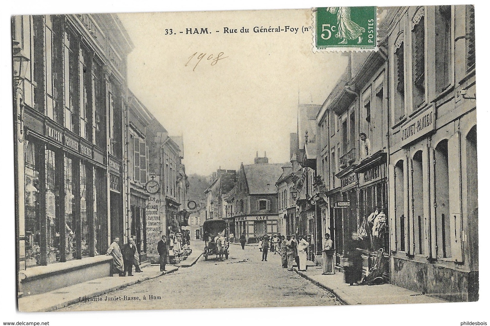 SOMME  HAM  Rue Du General Foy - Ham
