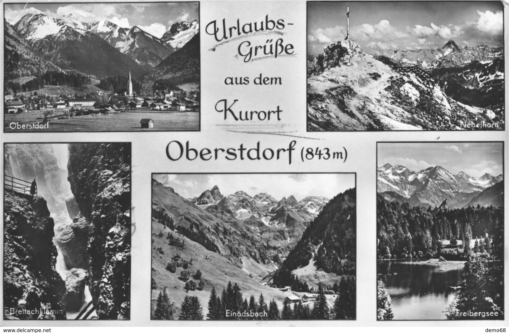 Allemagne Deutschland Oberstdorf Kurort  Multivues Ed Photo Haas - Oberstdorf