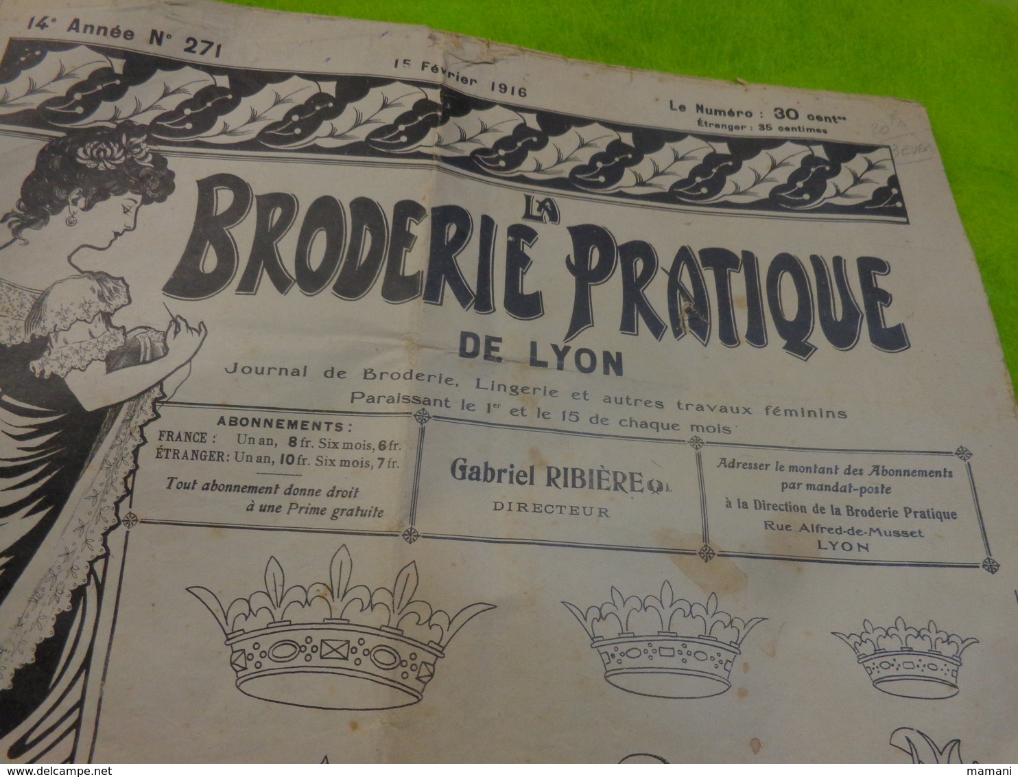 2 Gros Lots De Revues Sur La Broderie (voir Description) Mercerie - Fashion