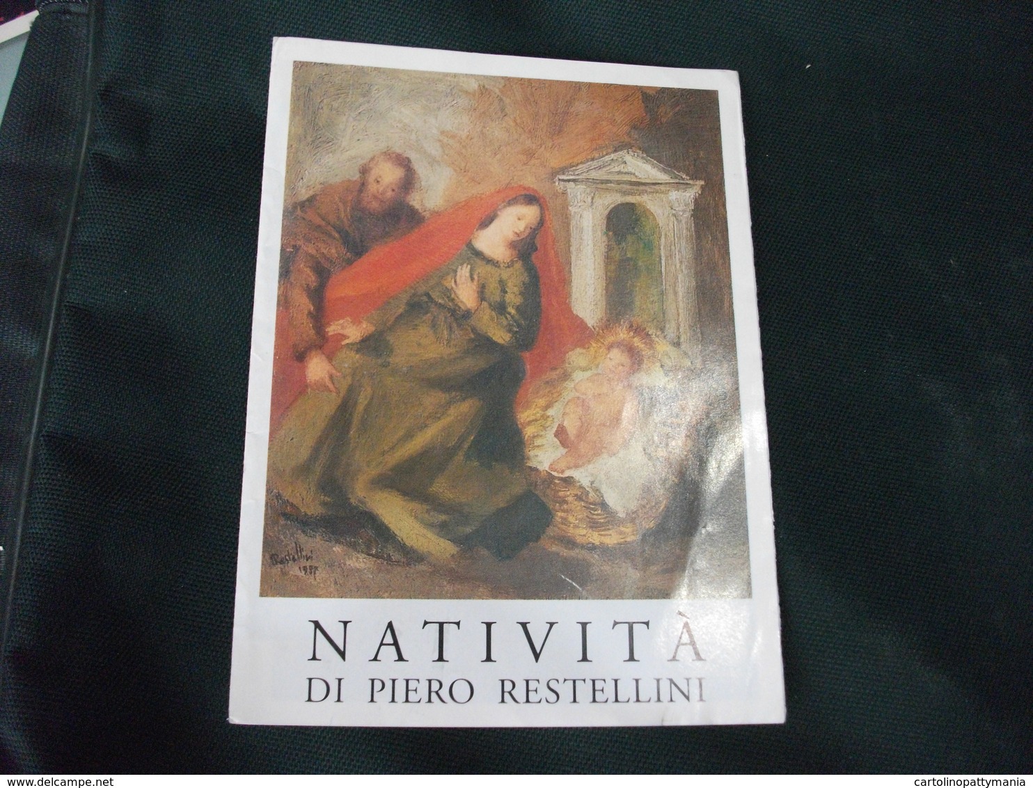 SANTINO HOLY PICTURE IMAIGE SAINTE NATIVITA' DI PIERO RESTELLINI - Religione & Esoterismo