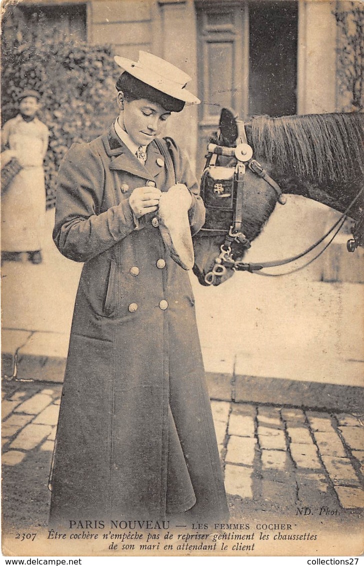 75-PARIS-LES FEMMES COCHERES - Transport Urbain En Surface