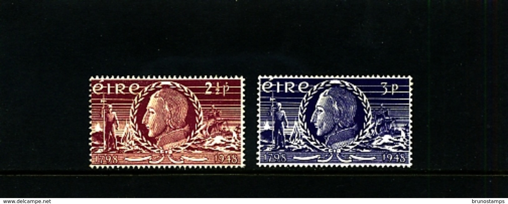 IRELAND/EIRE - 1948  ANNIVERSARY OF INSURRECTION   SET MINT - Unused Stamps