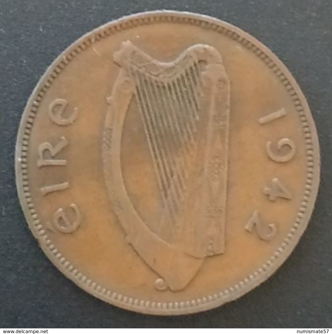 IRLANDE - EIRE - 1 PINGIN 1942 - KM 11 - PENNY - IRELAND - Irlande