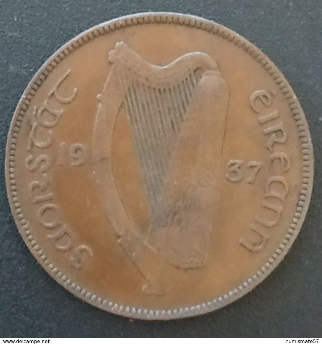 IRLANDE - EIRE - 1 PINGIN 1937 - KM 3 - PENNY - IRELAND - Ireland