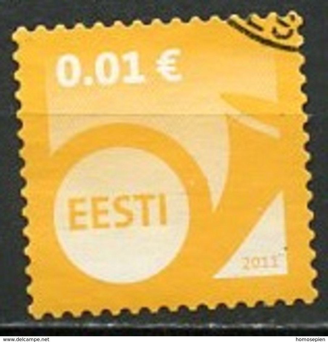 Estonie - Estonia - Estland 2011 Y&T N°634 - Michel N°682 (o) - 0,01€ Cor De Poste - Estonie