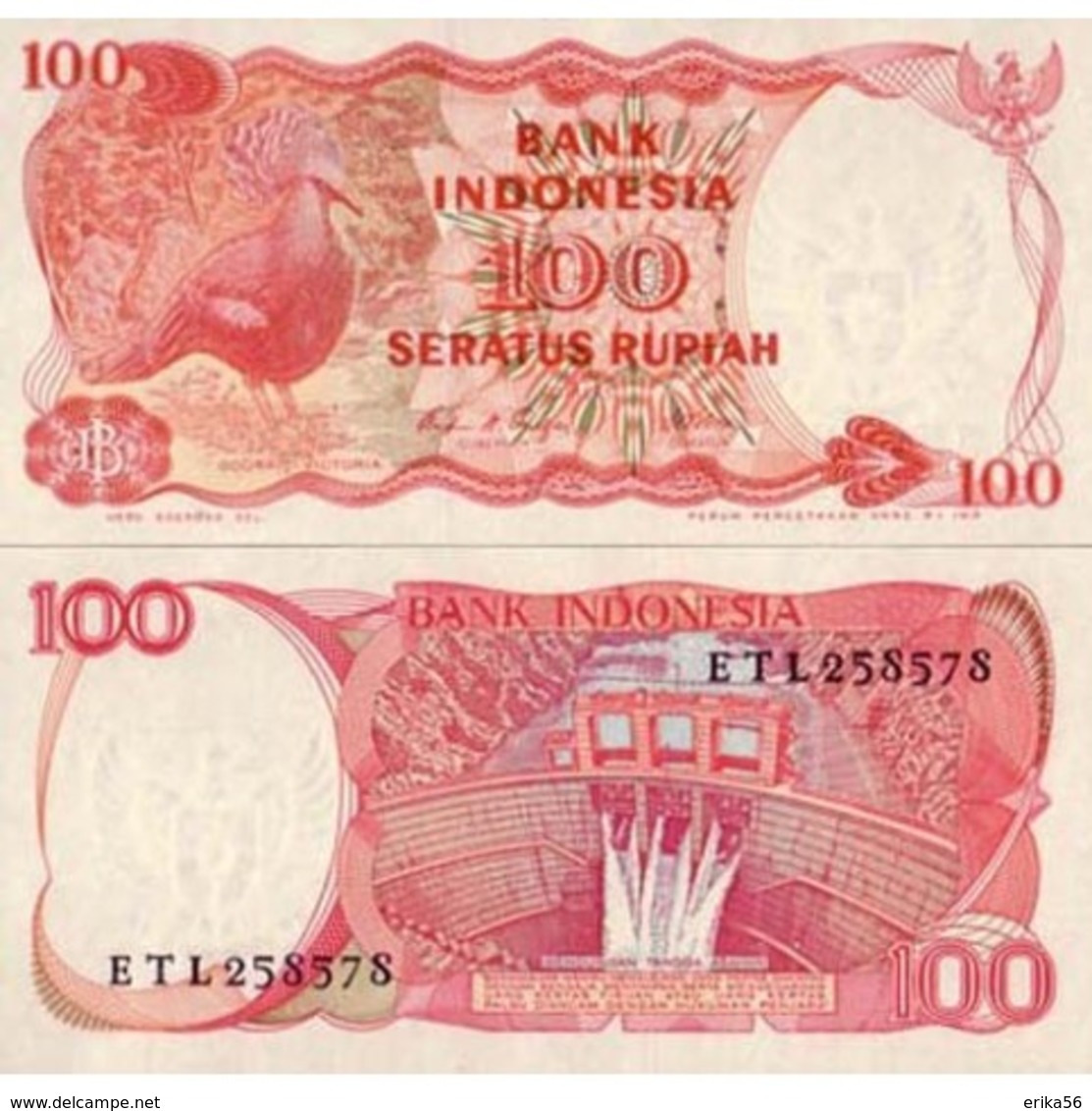 Billet Indonésie 100 Rupiah - Indonésie