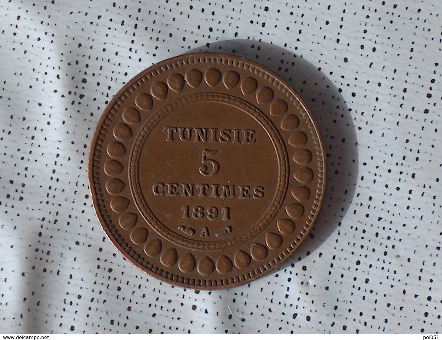 Tunisie 5 Centimes 1891 - Tunisie