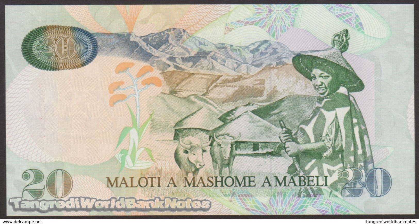 TWN - LESOTHO 16a - 20 Maloti 1994 Prefix E UNC - Lesoto