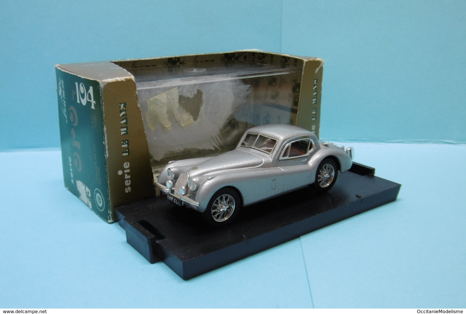 Brumm Oro - JAGUAR XK120 1948 Gris Métallisé Réf. R104 BO 1/43 - Brumm