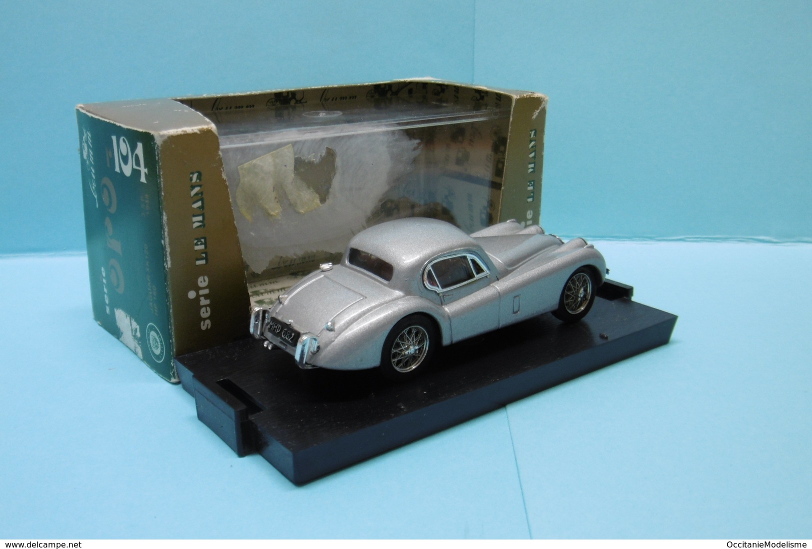 Brumm Oro - JAGUAR XK120 1948 Gris Métallisé Réf. R104 BO 1/43 - Brumm