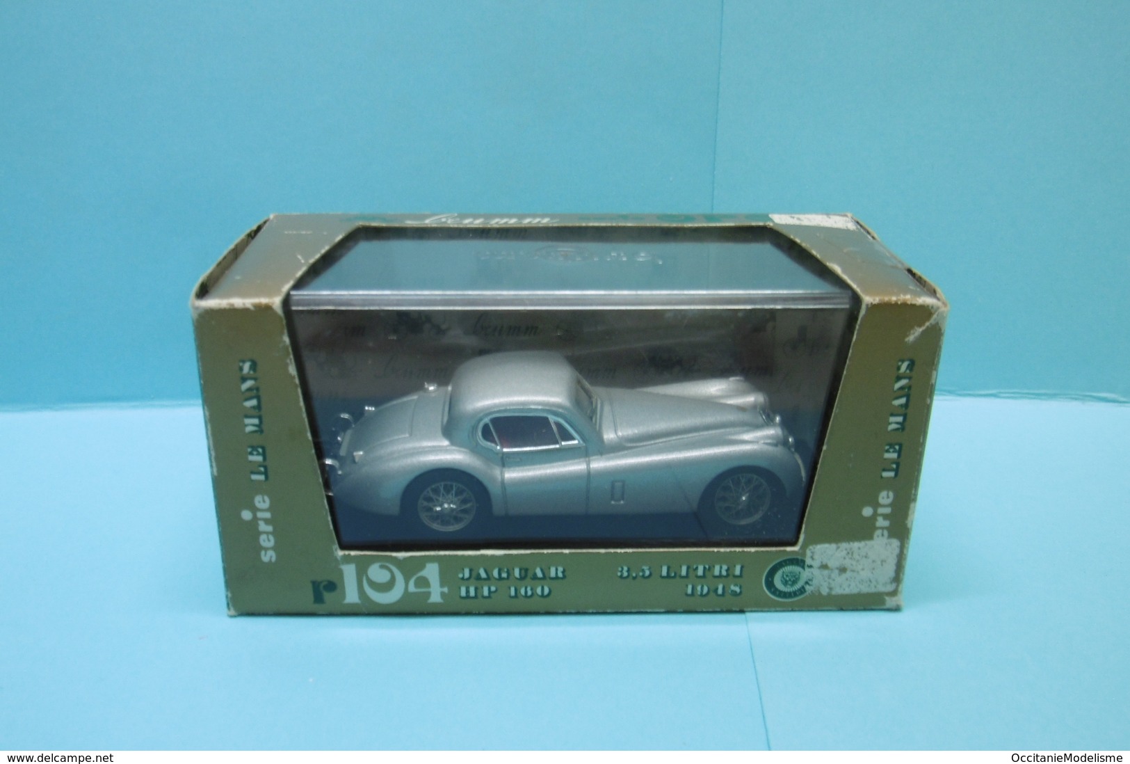 Brumm Oro - JAGUAR XK120 1948 Gris Métallisé Réf. R104 BO 1/43 - Brumm