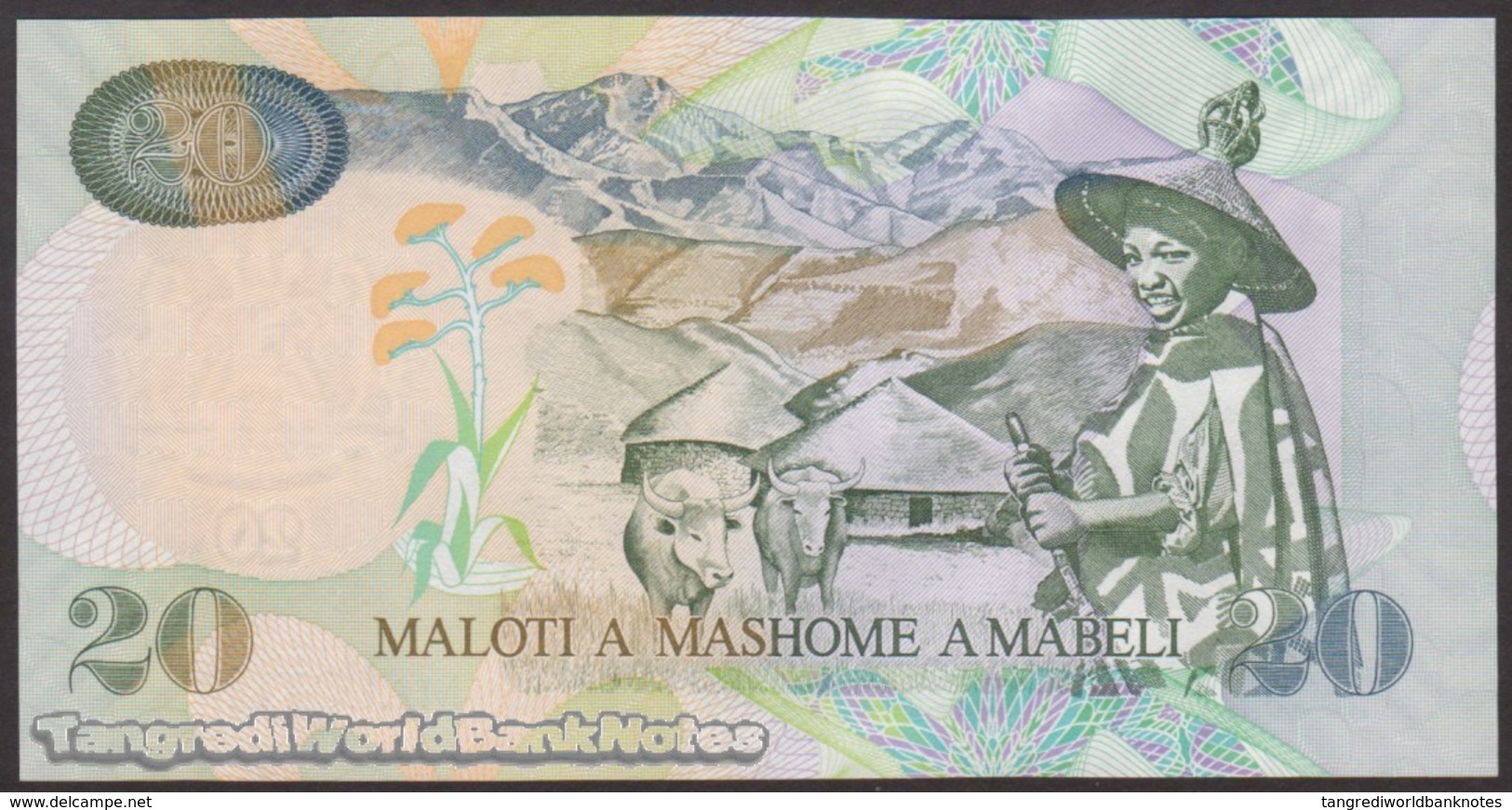 TWN - LESOTHO 16g - 20 Maloti 2009 Prefix AD UNC - Lesotho