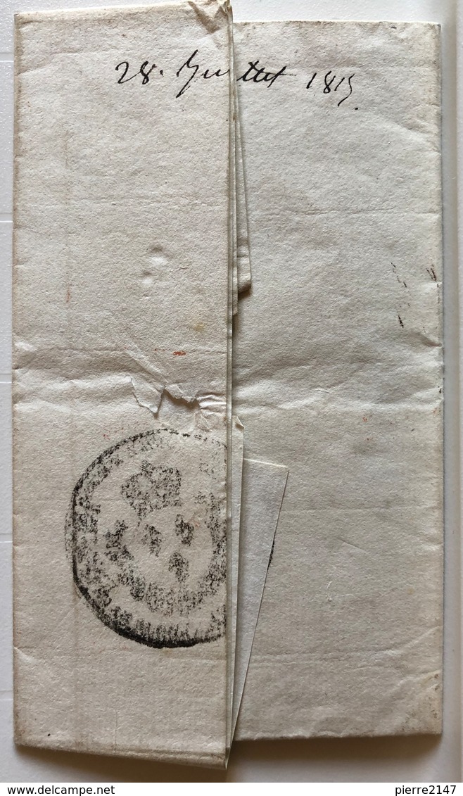 Lettre 1817 Affranchi Par L Etat  Direction Générale Des Ponts Et Chaussée - Collections