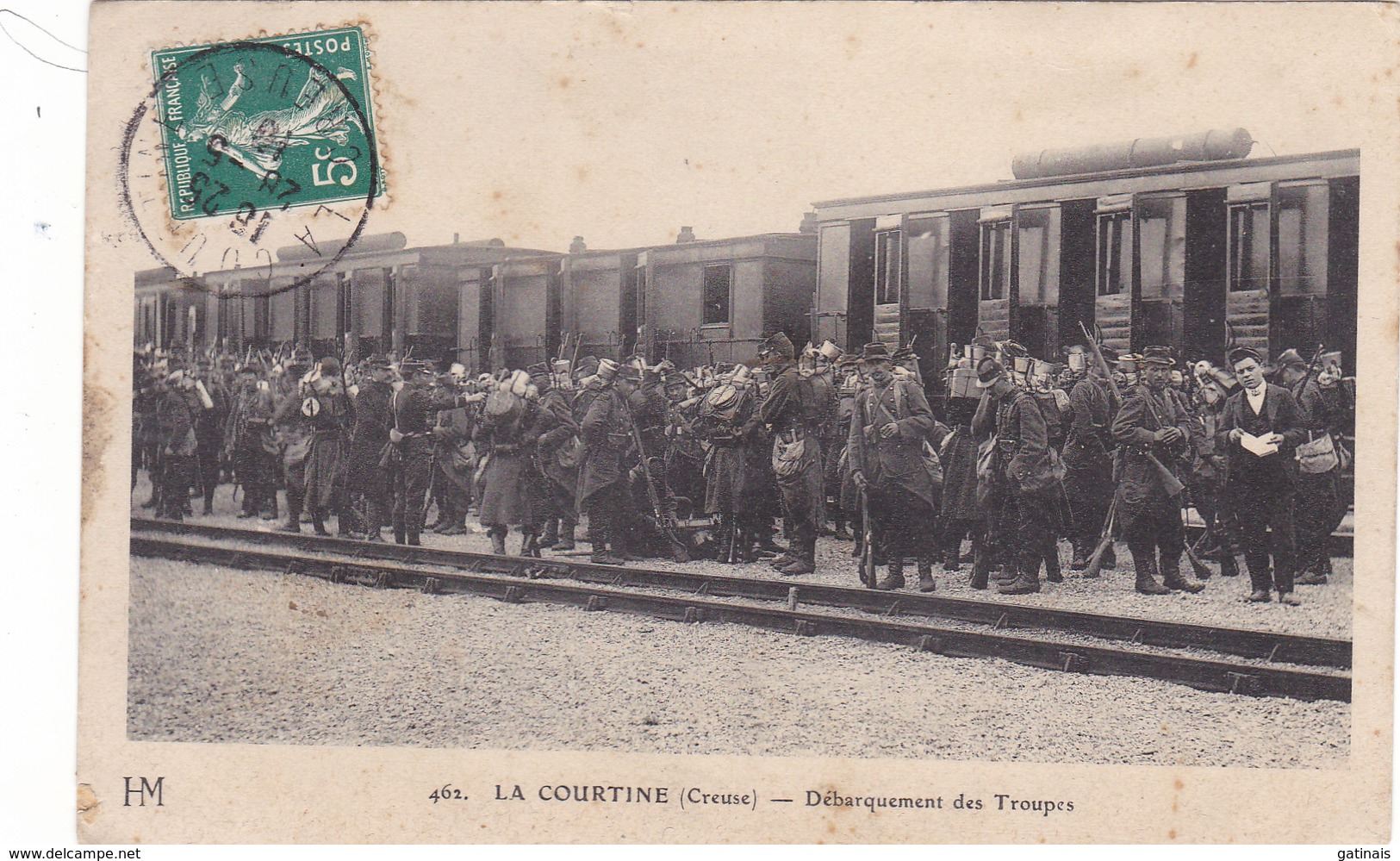 23-creuse- La Courtine-train - La Courtine