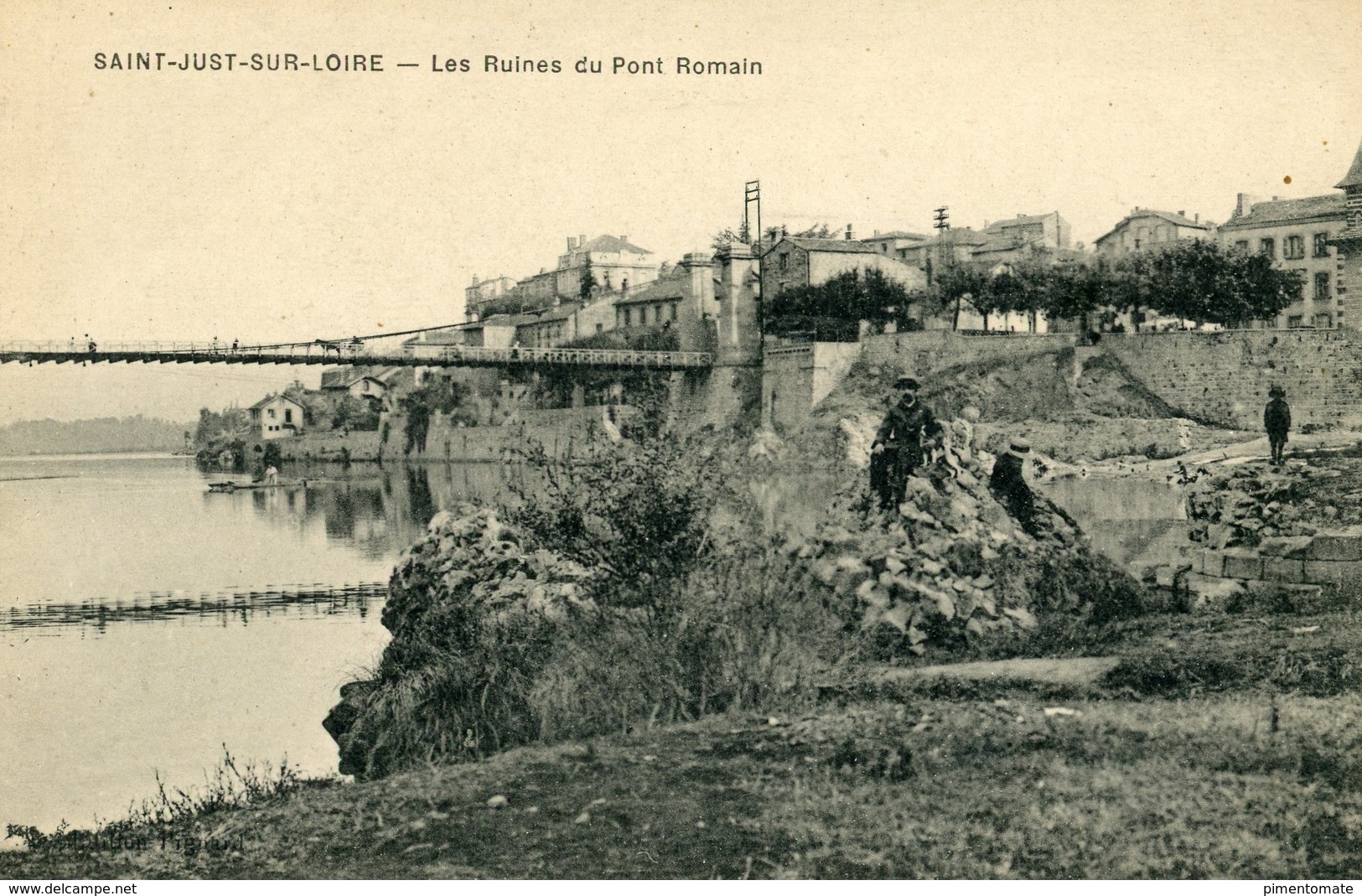 SAINT JUST SUR LOIRE LES RUINES DU PONT ROMAIN - Saint Just Saint Rambert