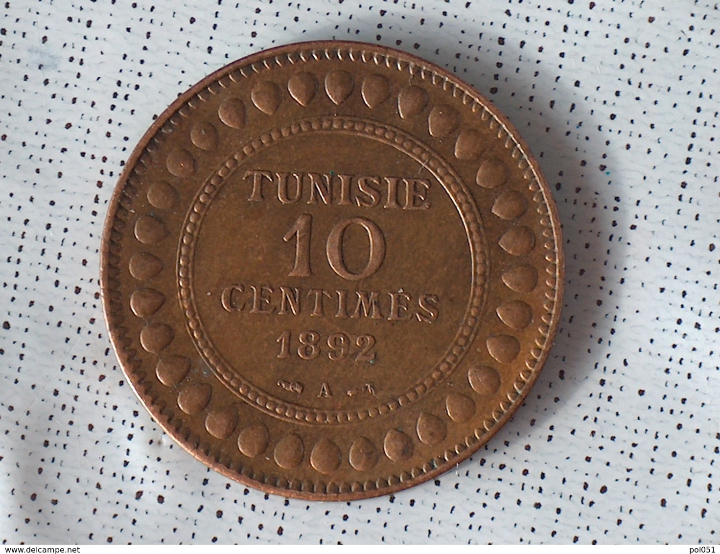 Tunisie 10 Centimes 1892 - Tunisie