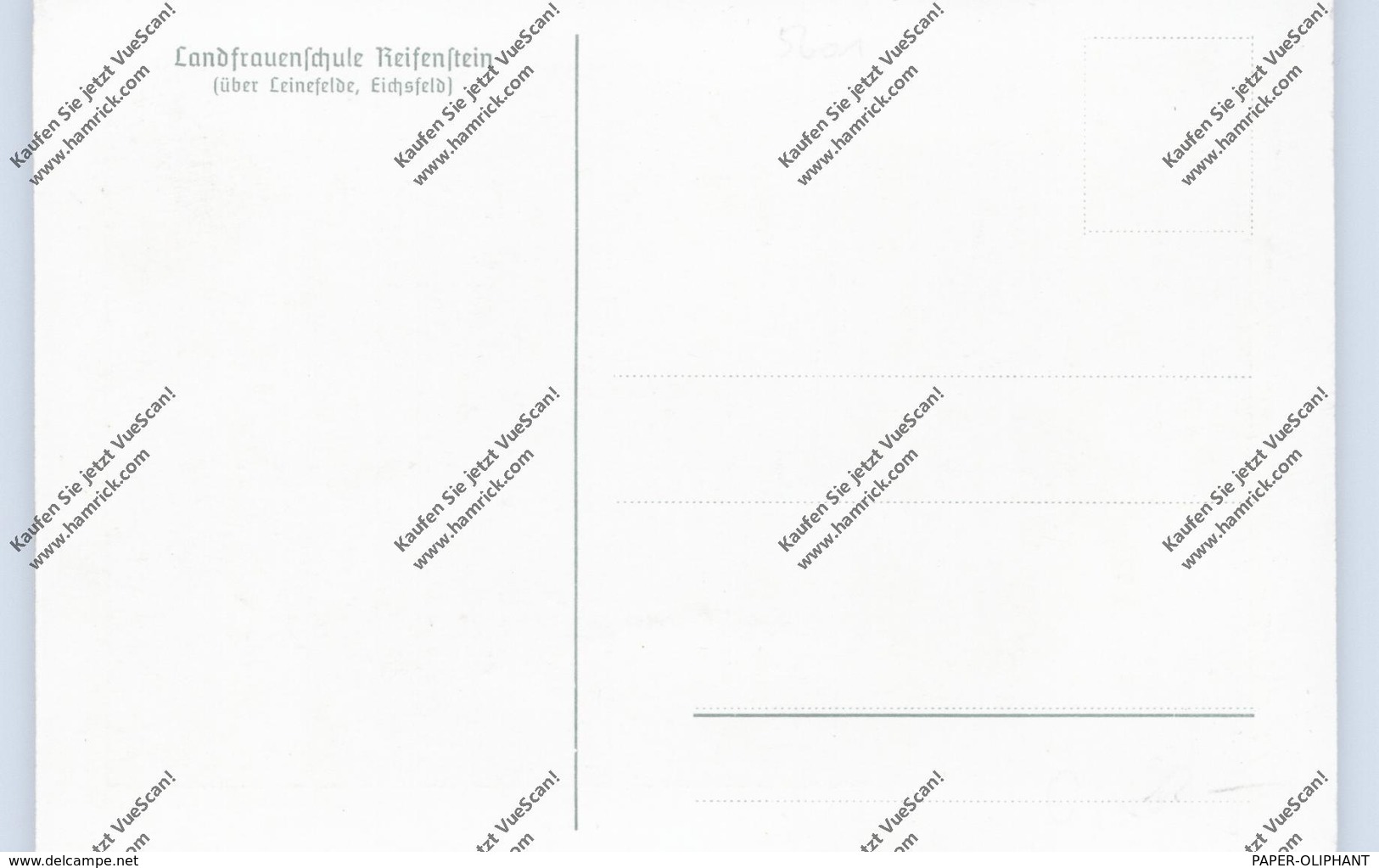 0-5606 NIEDERORSCHEL - REIFENSTEIN / Eichsfeld, Landfrauenschule - Leinefelde