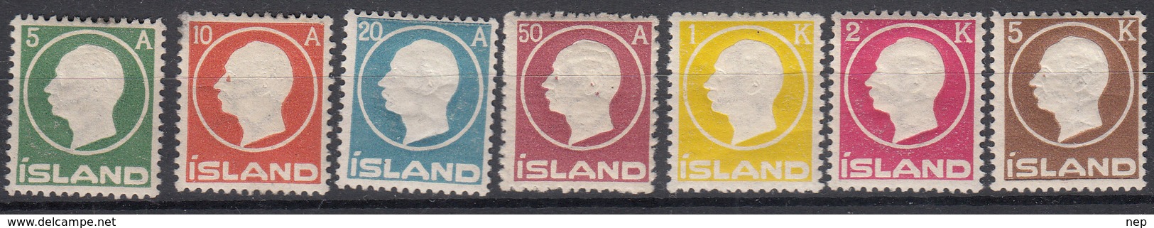 IJSLAND - Michel - 1912 - Nr 69/75 - MNH** - Ungebraucht