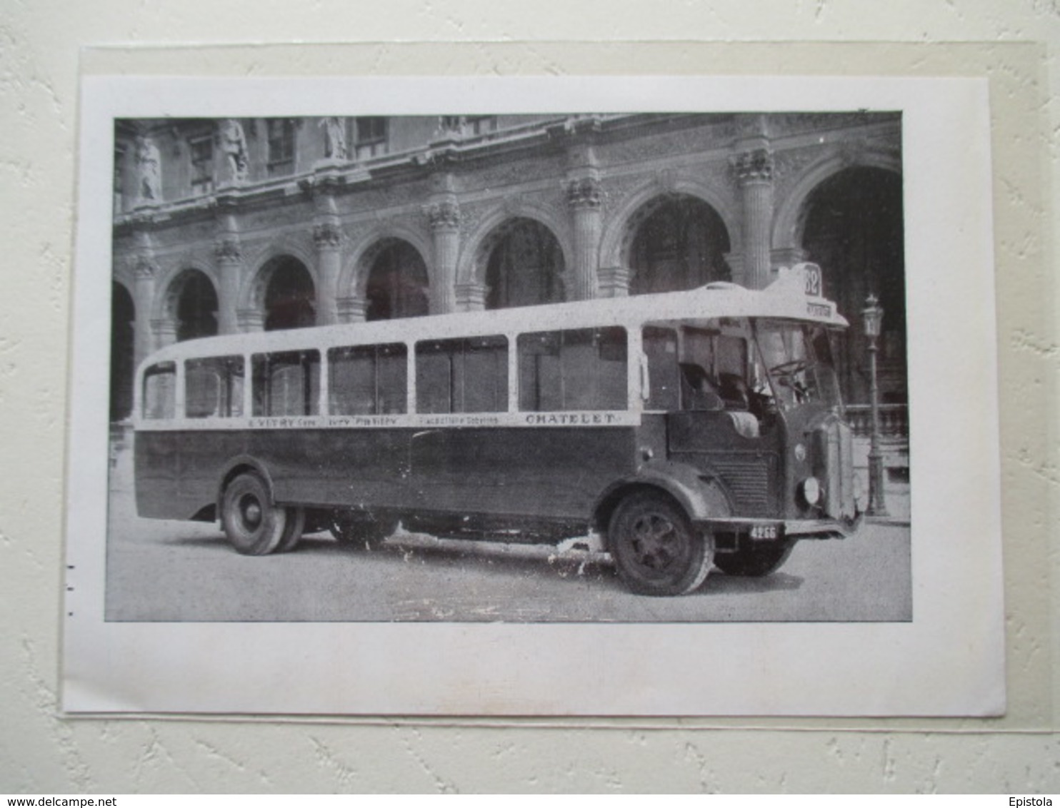 Transport Utilitaire - Nouvel Autobus De La RATP  Ville De Paris - Coupure De Presse De 1938 - Camions