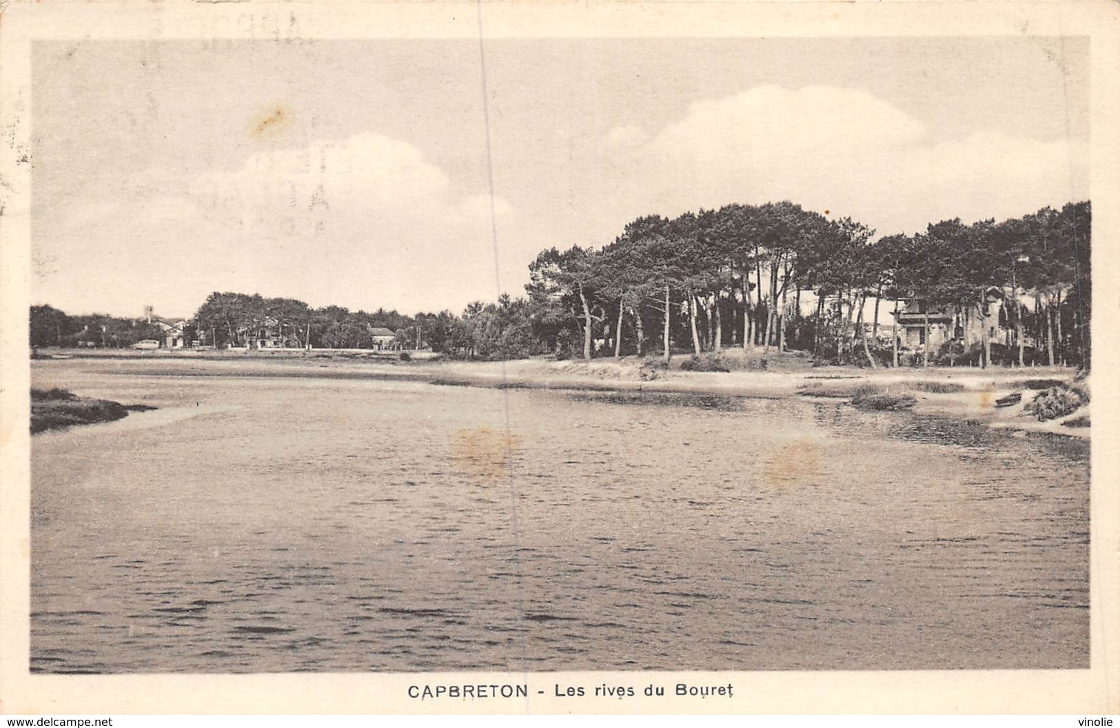 20-4641 : DAGUIN. CAPBRETON  ETE HIVER LA PLAGE LA FORET. VARIANTE. LANDES. - Oblitérations Mécaniques (Autres)