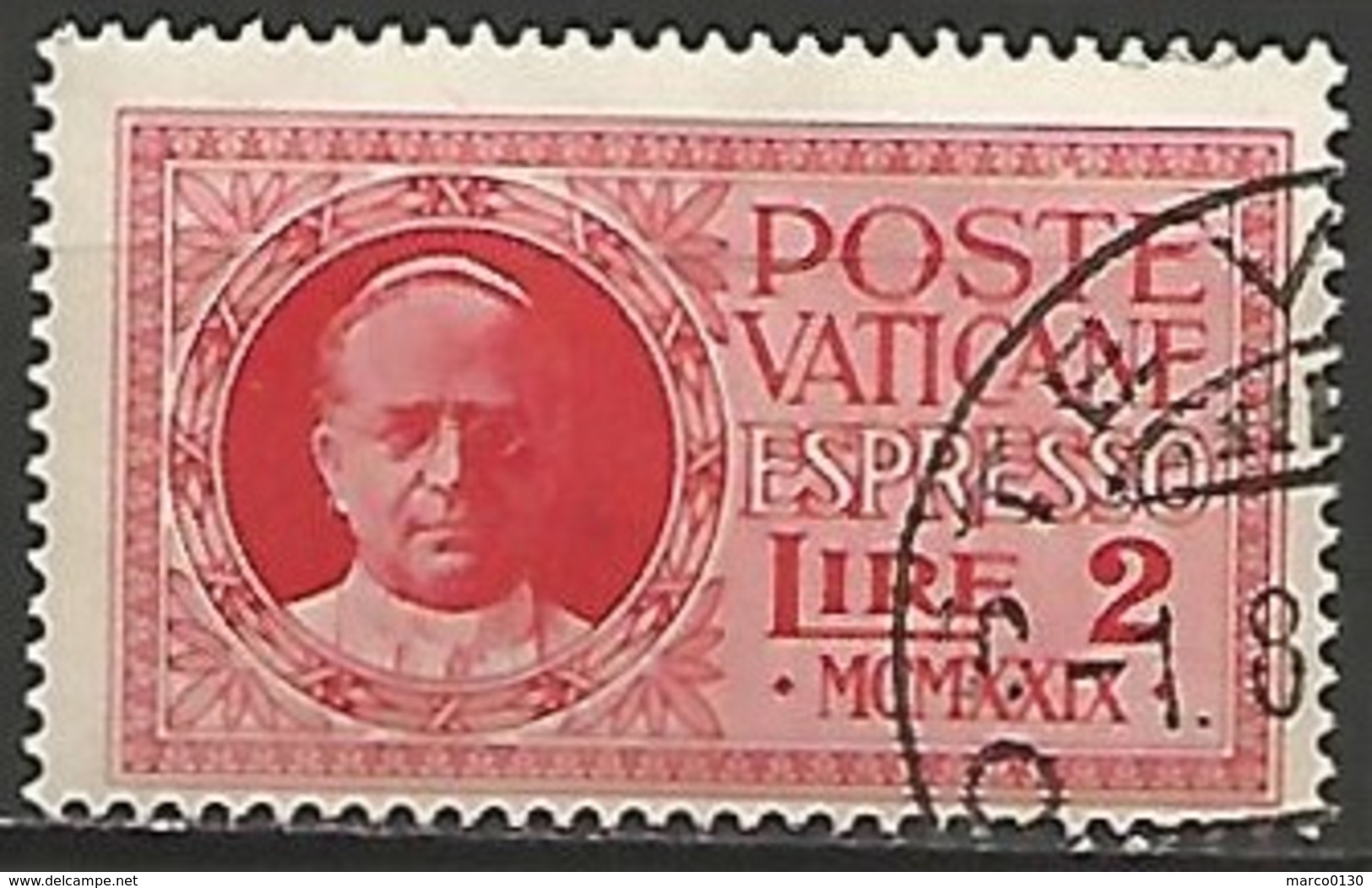 VATICAN / LETTRE EXPRES N° 1 OBLITERE - Priority Mail