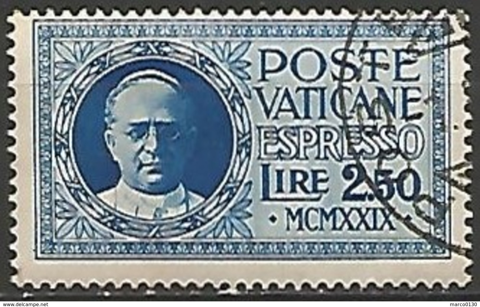 VATICAN / LETTRE EXPRES N° 2 OBLITERE - Exprès