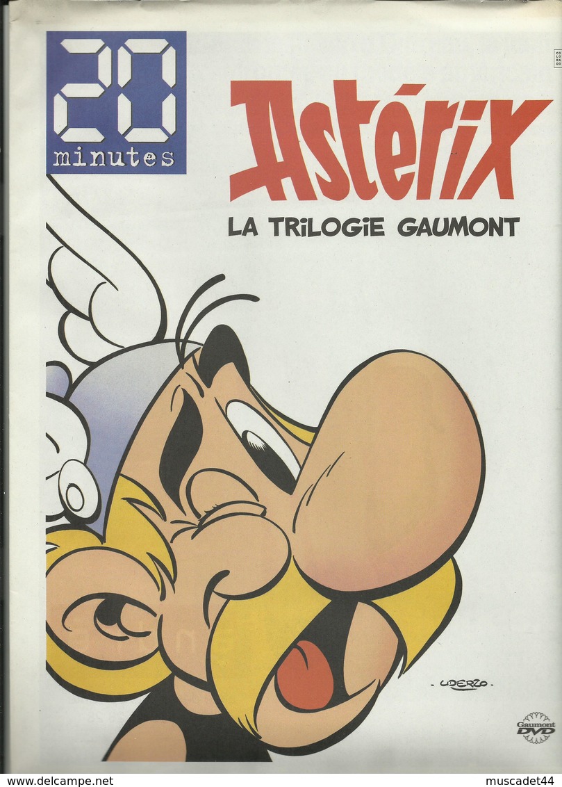 QUOTIDIEN 20 MINUTES DECEMBRE 2005 ASTERIX LA TRILOGIE GAUMONT UDERZO - 1950 à Nos Jours