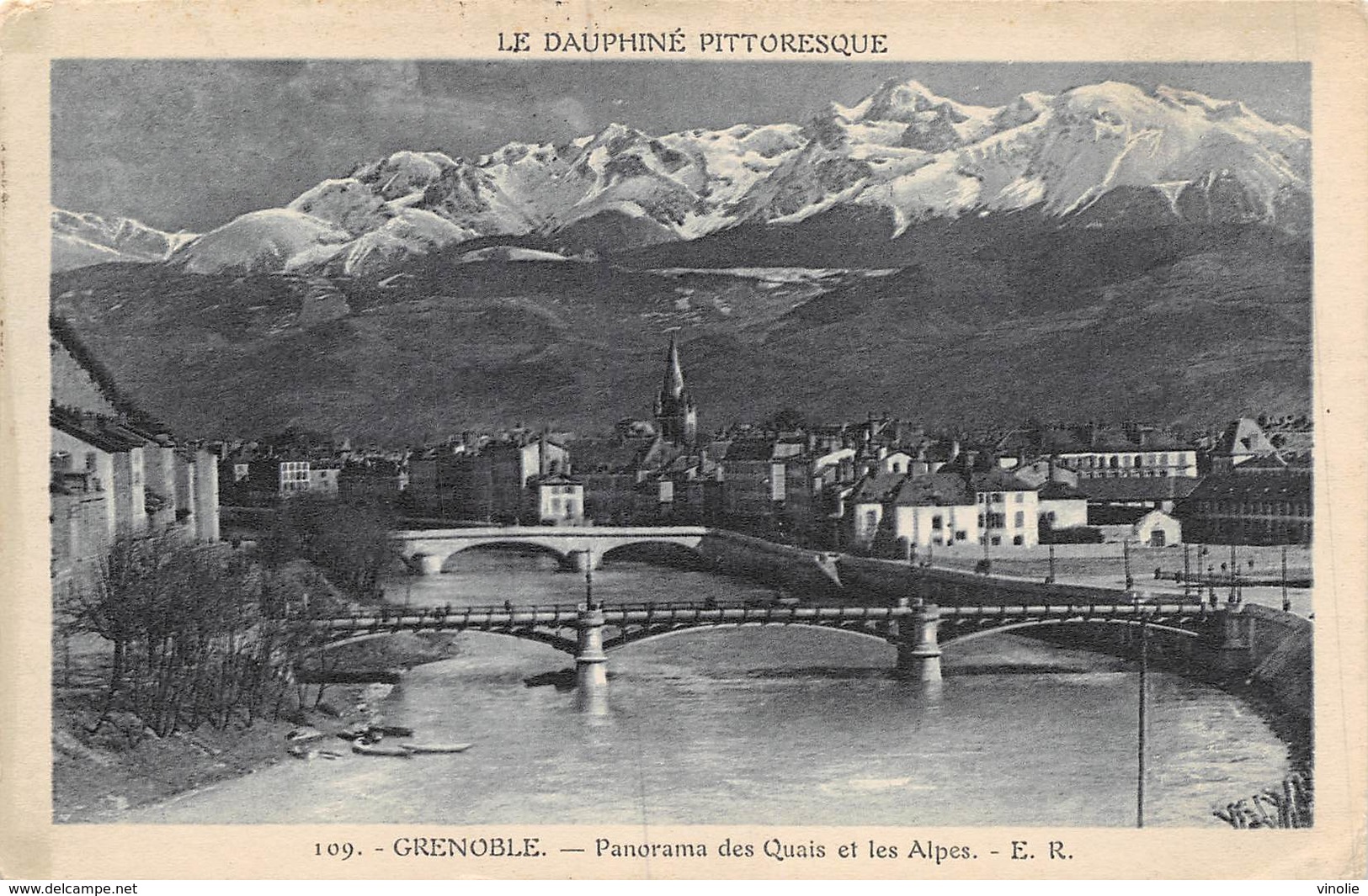 20-4649 : GRENOBLE ISERE. CHEQUES POSTAUX DEMANDEZ L'OUVERTURE D'UN COMPTE COURANT. 26 JUILLET 1922 - Oblitérations Mécaniques (Autres)