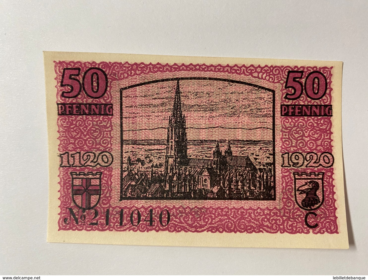 Allemagne Notgeld Freiburg 50 Pfennig - Collections