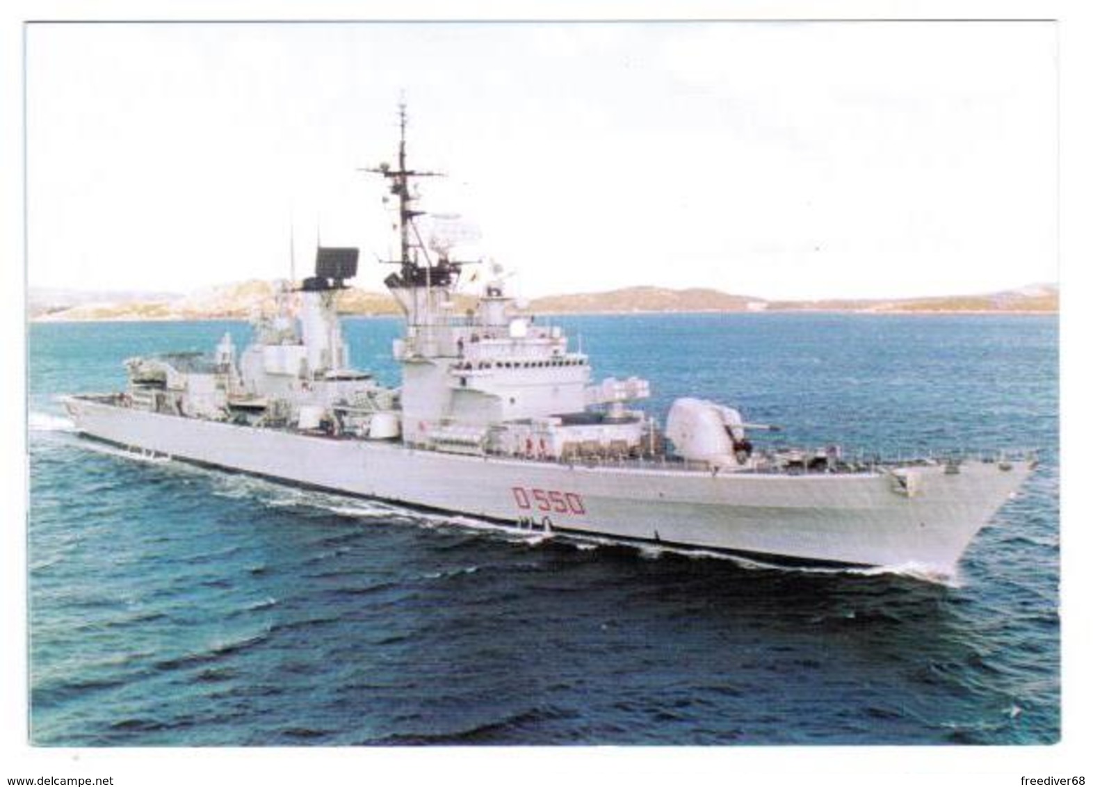 MARINA MILITARE Cacciatorpediniere Lanciamissili ARDITO D 550 Classe Audace NV RARA - Guerra