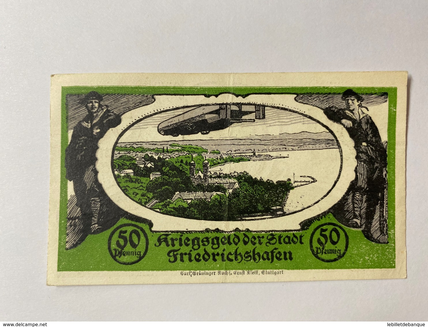 Allemagne Notgeld Friedrichshafen 50 Pfennig - Collections