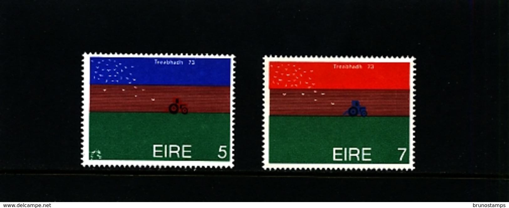 IRELAND/EIRE - 1973  WORLD PLOUGHING CHAMPIONSHIP  SET  MINT - Nuovi