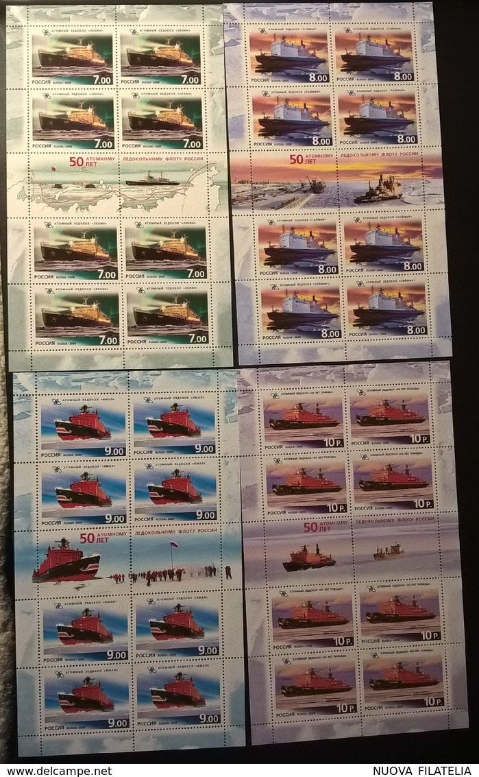 RUSSIA 2009 FLOTTA ROMPIGHIACCIO - Unused Stamps