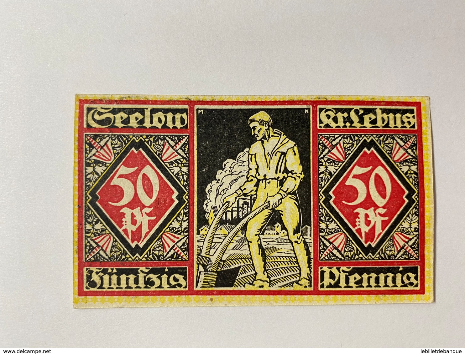 Allemagne Notgeld Geelow 50 Pfennig - Collections