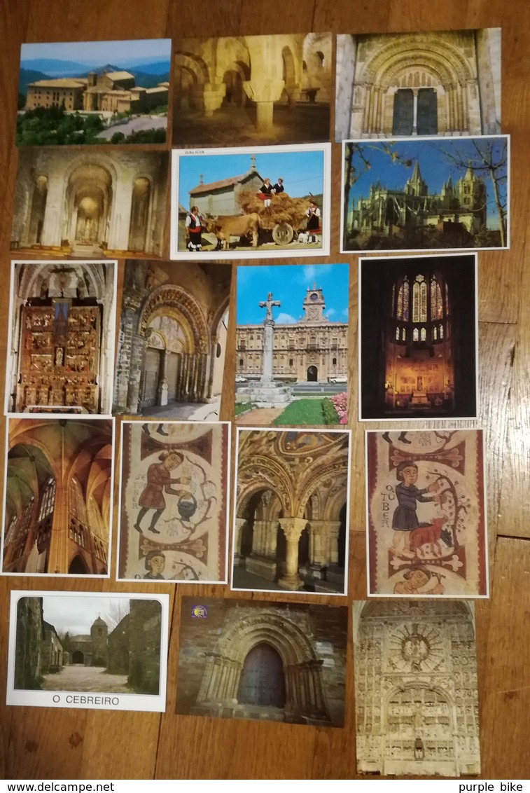 St Jacques De Compostelle Lot De 55 Etapes Des Pélerinages  Cpsm/cpm - 5 - 99 Cartes