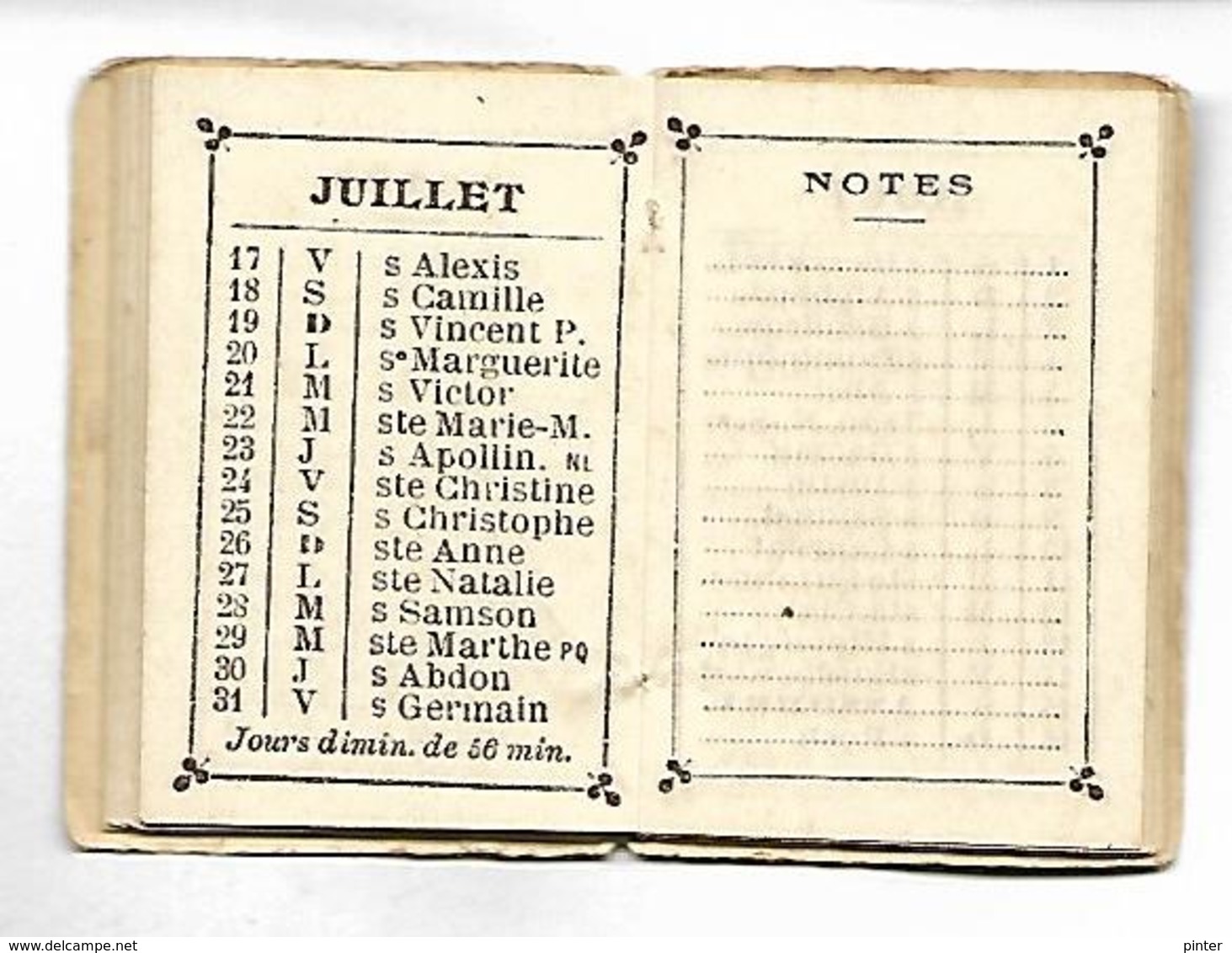 Petit CALENDRIER De 1914 - Format Fermé 3.2 X 4.5 Cm - Kleinformat : 1901-20