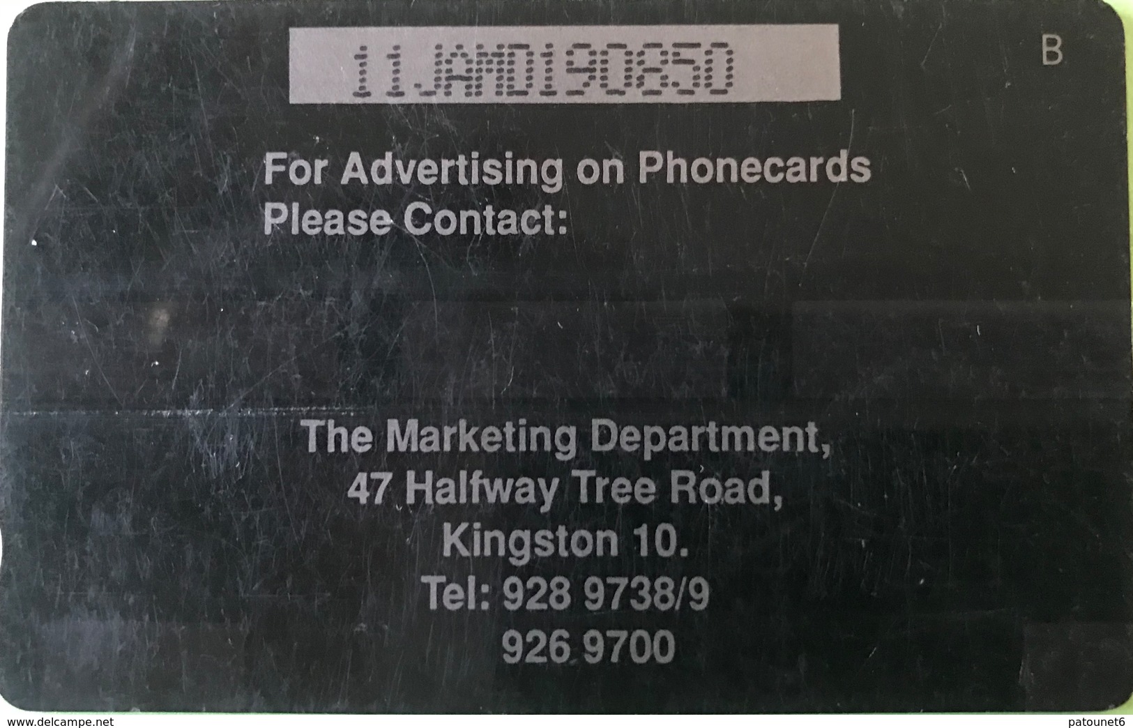 JAMAÏQUE  -  Phonecard  -  Flowers  -  J $ 100 - Jamaica