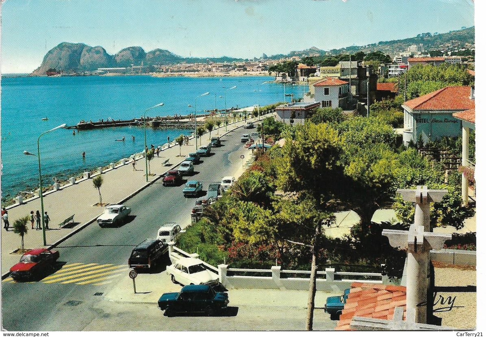 13. LA CIOTAT. AVENUE BEAU RIVAGE. AU FOND LE PORT. 1970. - La Ciotat