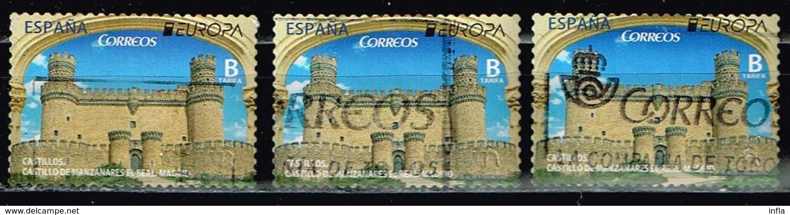 Spanien 2017, Michel# 5154 O Europa (C.E.P.T.) 2017 - Castles - Gebruikt