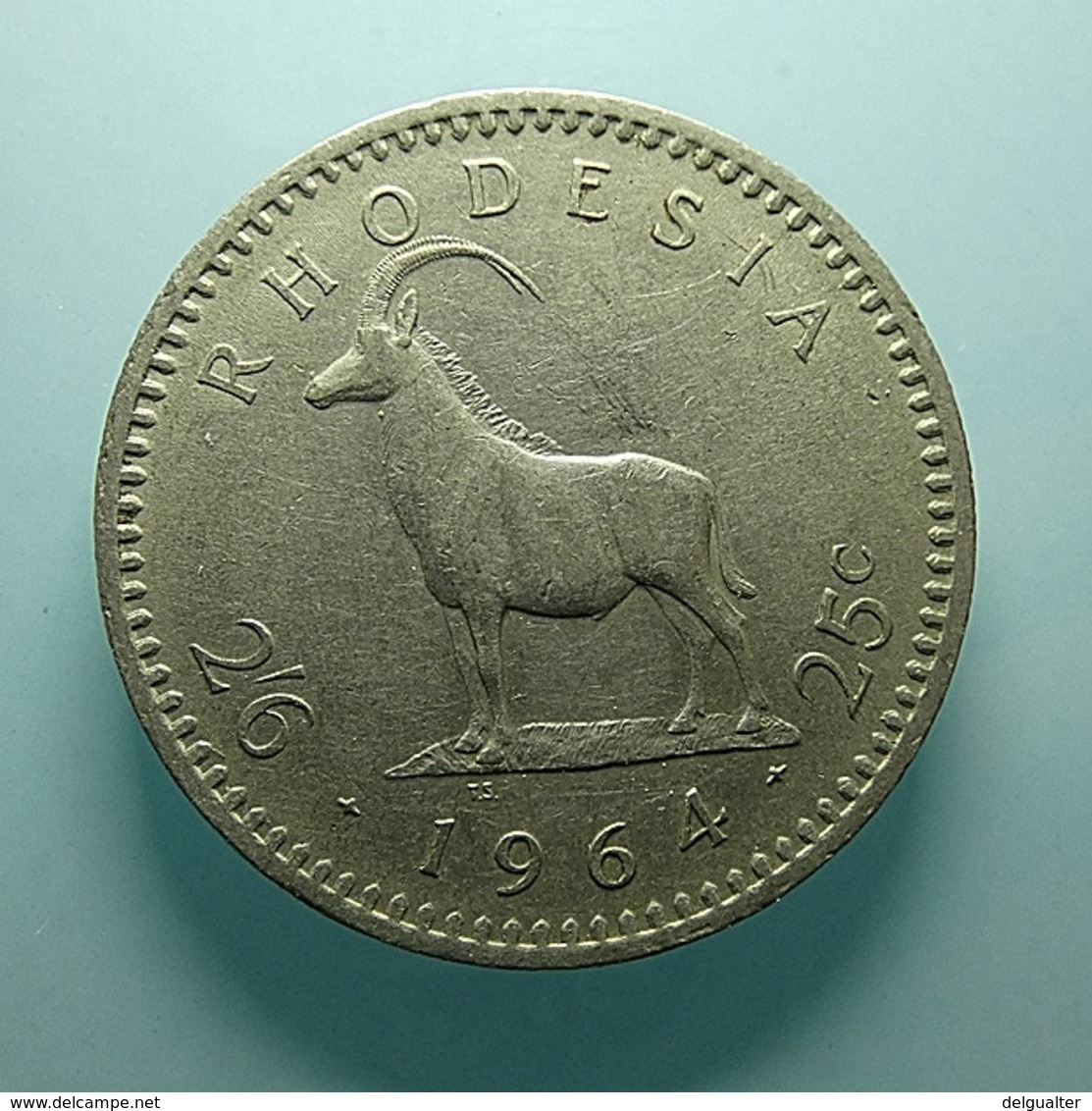 Rhodesia 25 Cents 1964 - Rhodesien