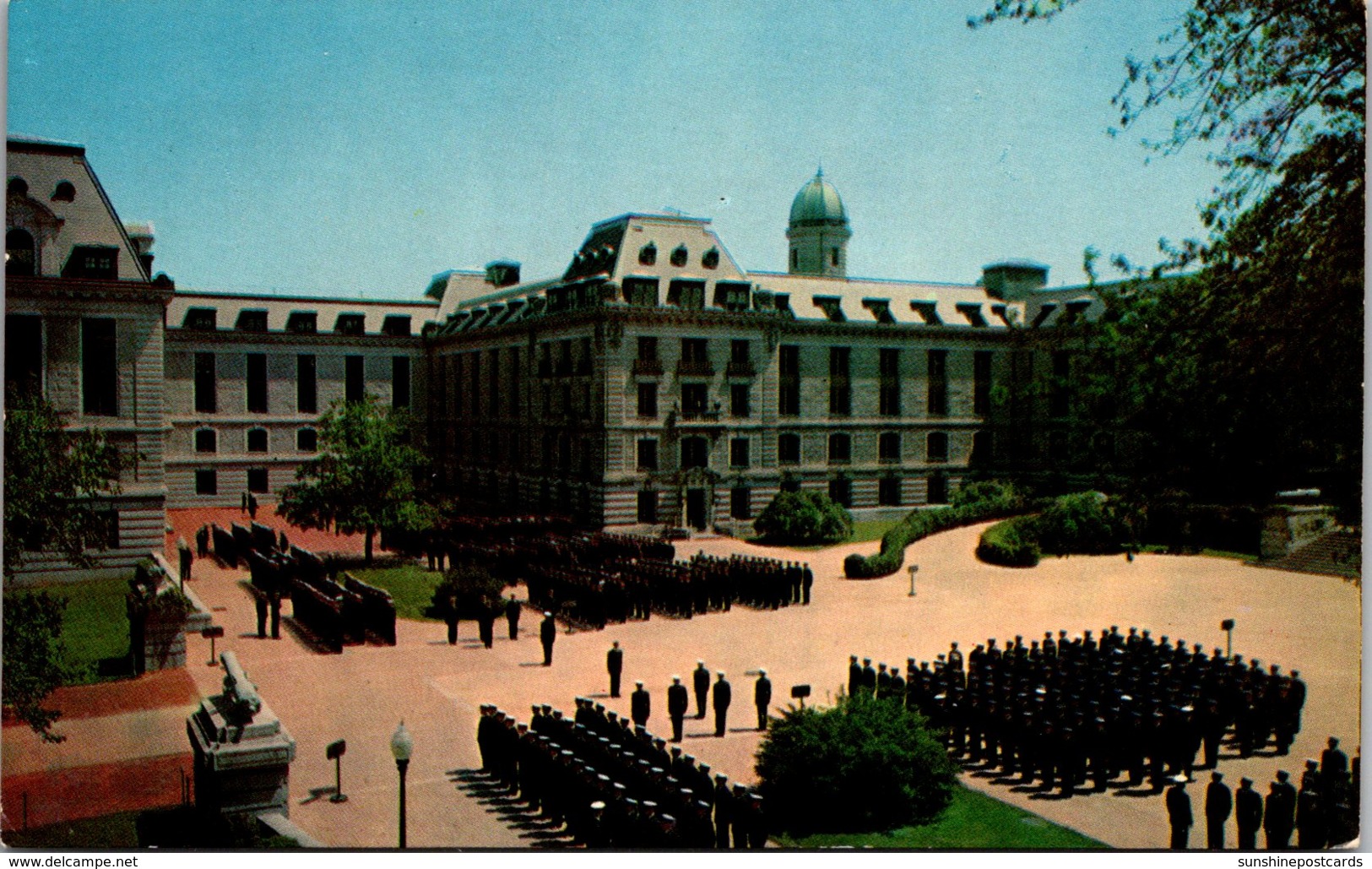 Maryland Annapolis U S Naval Academy Midshipmen In Formation At Bancroft Hall - Annapolis – Naval Academy