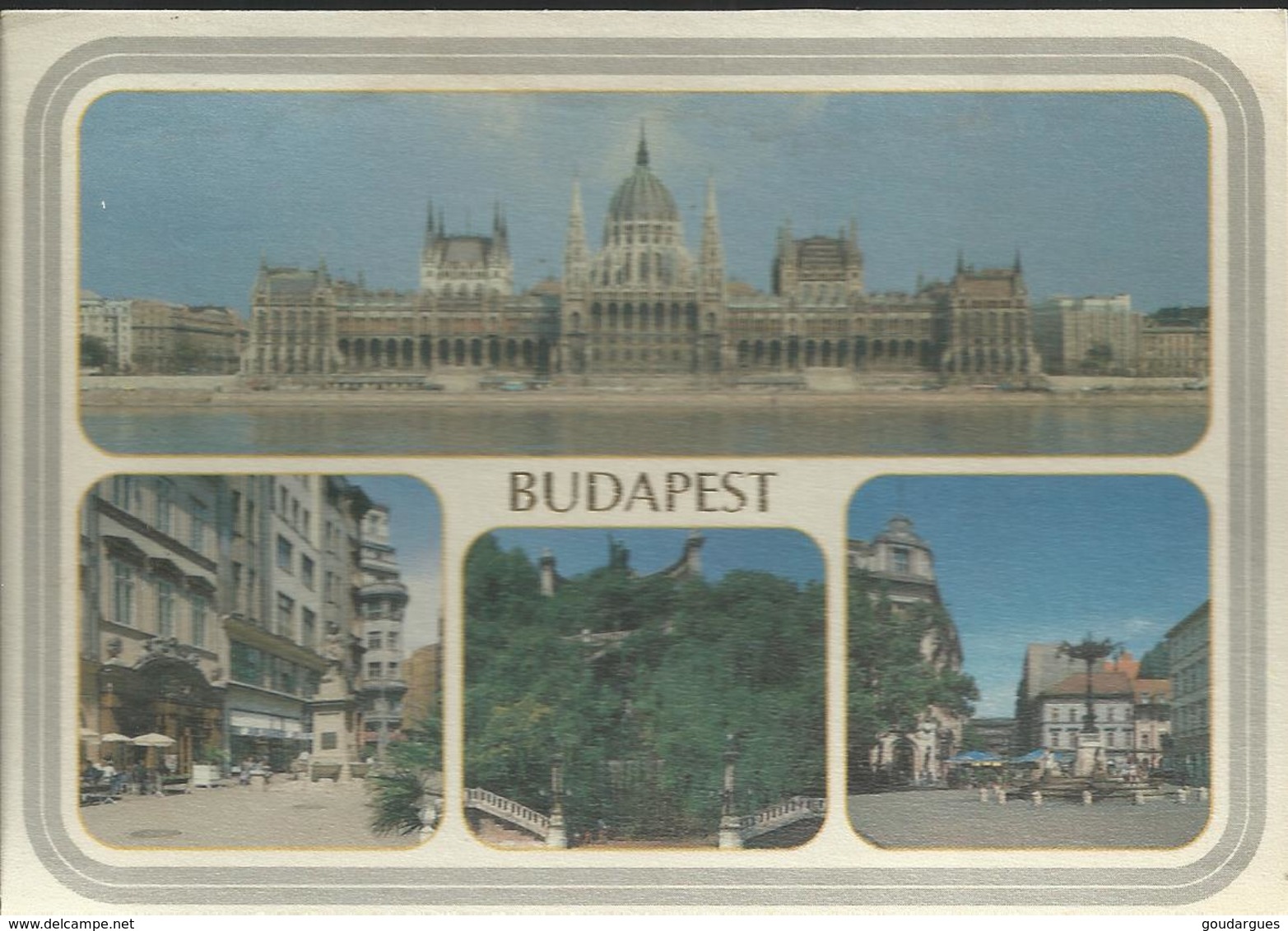 Budapest -  Direction La France, Timbre De 1987, Noszvaj. De La Motte-Kastély - Hongrie