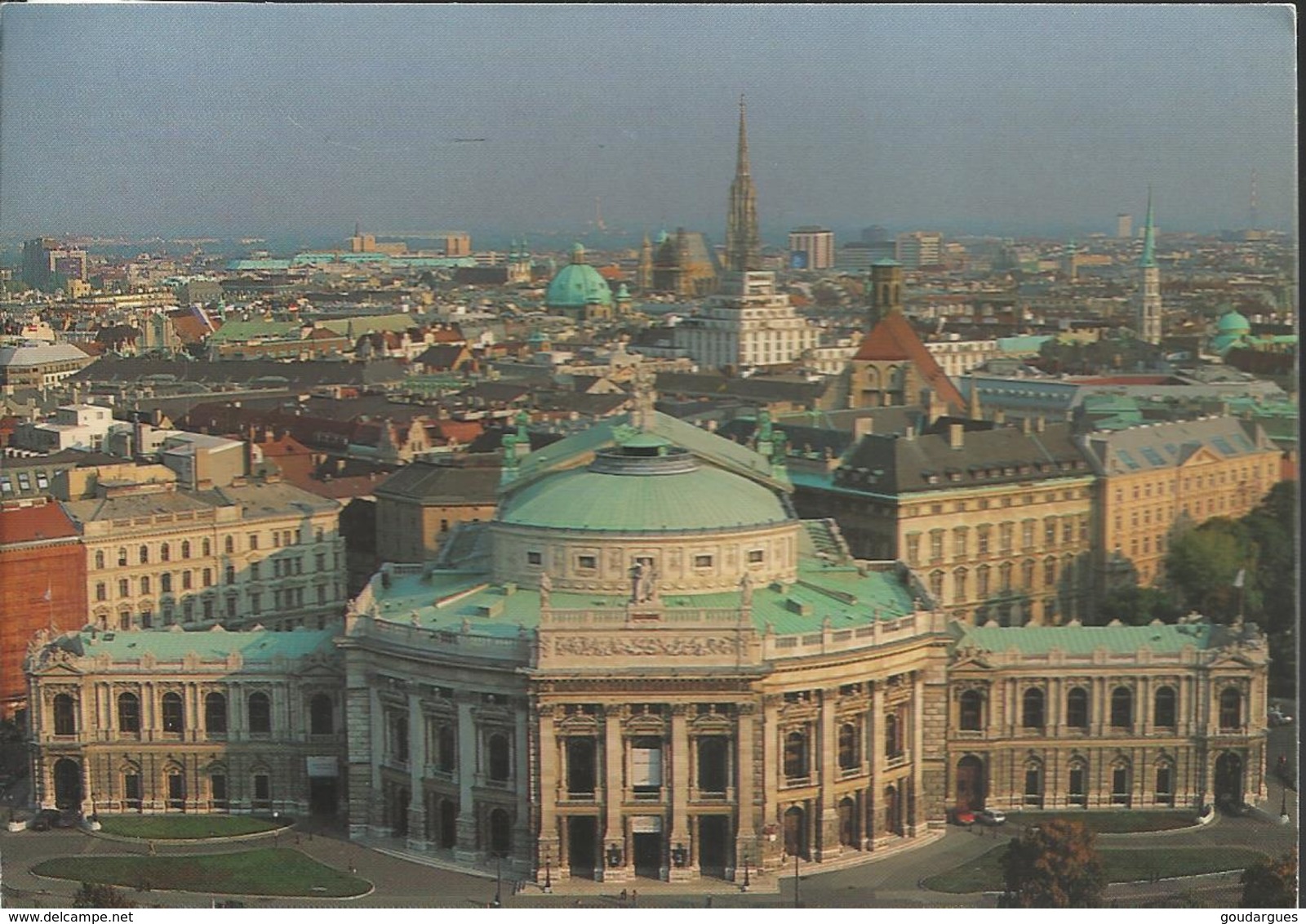 Wien - Burgtheater - Carte Qui A été Envoyée En France, Mais Postée Depuis La Hongrie En 1987(100 Ft Kastely) - Autres & Non Classés