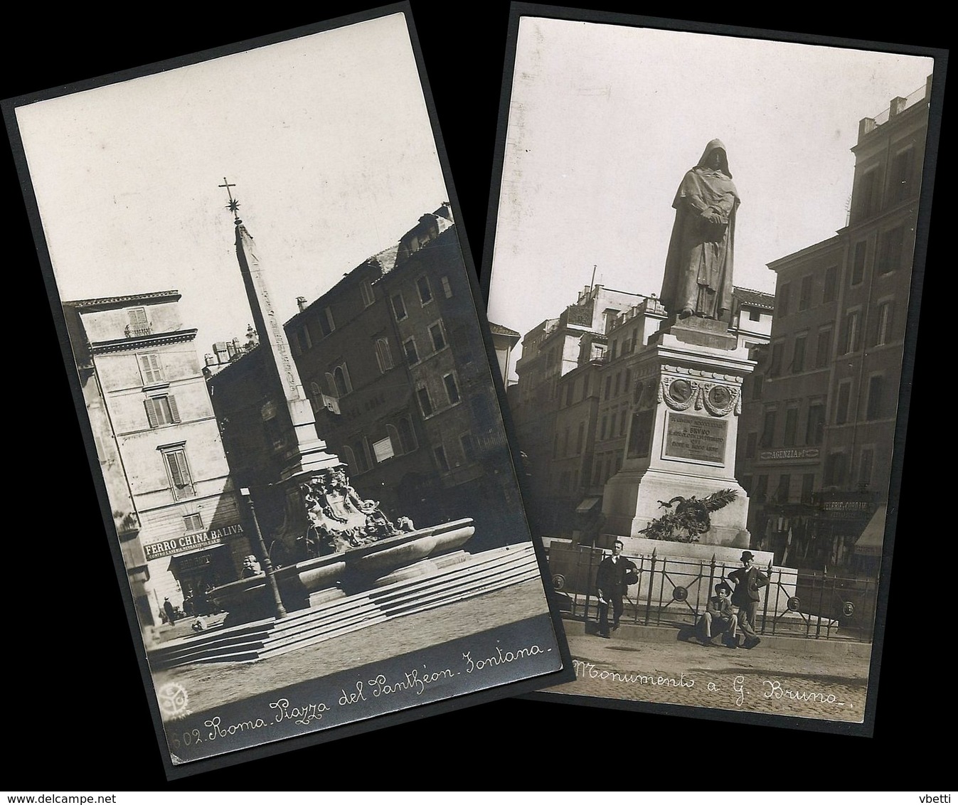 Italia / Italien / Italy: Roma, Piazza Del Panthéon - Fontana E Monumento A Giordano Bruno - Colecciones & Lotes